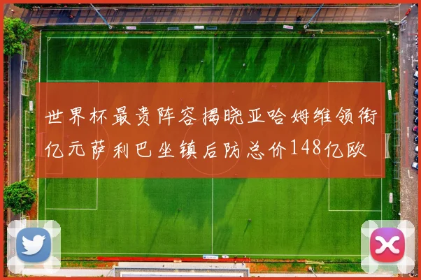 世界杯最贵阵容揭晓亚哈姆维领衔亿元萨利巴坐镇后防总价148亿欧